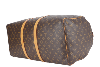 LOUIS VUITTON KEEPALL 55 (M41424) BROWN MONOGRAM CANVAS GOLD HARDWARE SP0974 NO DUST COVER