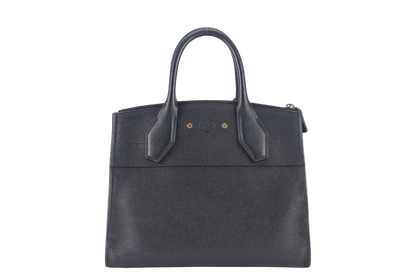 LOUIS VUITTON TAURILLON CITY STEAMER PM BLACK GOLD HARDWARE WITH STRAPS NO DUST COVER
