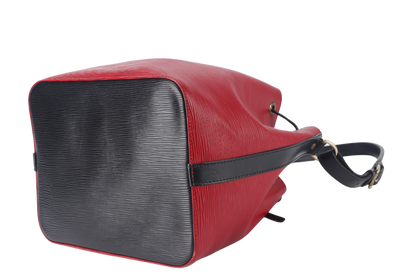 LOUIS VUITTON (M44172) PETIT NOE (M44172) RED EPI LEATHER GOLD HARDWARE NO DUST COVER