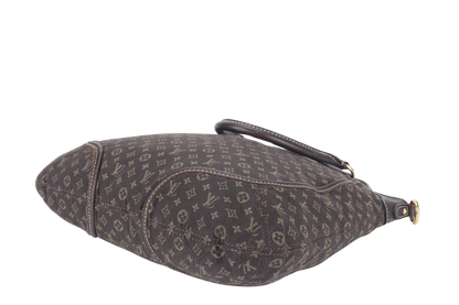 LOUIS VUITTON MINI LIN BASACE ANGELA (M95617) MONOGRAM CANVAS BROWN LEATHER TRIM GOLD HARDWARE WITH STRAP