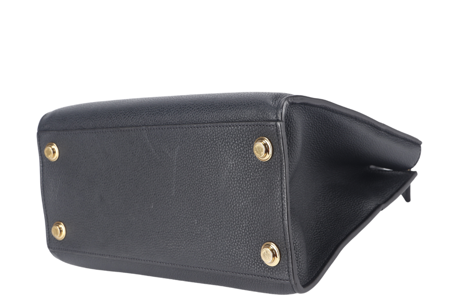 LOUIS VUITTON TAURILLON CITY STEAMER PM BLACK GOLD HARDWARE WITH STRAPS NO DUST COVER