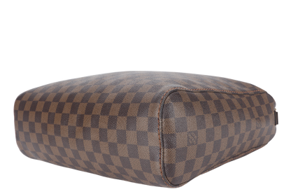 LOUIS VUITTON PORTOBELLO PM (N41184) DAMIER EBENE CANVAS HOBO BAG GOLD HARDWARE NO DUST COVER