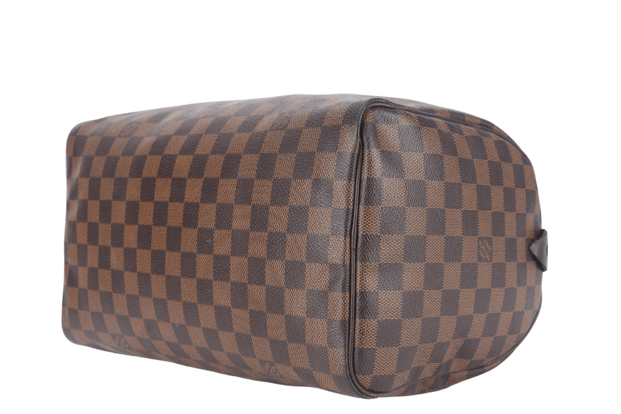 LOUIS VUITTON SPEEDY 30 (N41364) DAMIER EBENE CANVAS GOLD HARDWARE WITH KEYS&LOCK AND DUST COVER