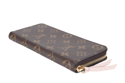 LOUIS VUITTON CLEMENCE WALLET (M61298) MONOGRAM CANVAS GOLD HARDWARE WITH DUST COVER AND BOX