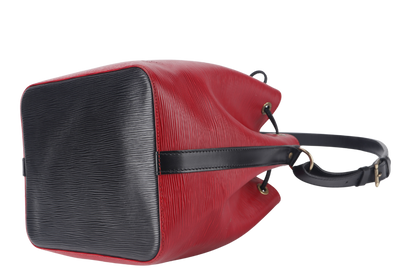 LOUIS VUITTON (M44172) PETIT NOE (M44172) RED EPI LEATHER GOLD HARDWARE NO DUST COVER