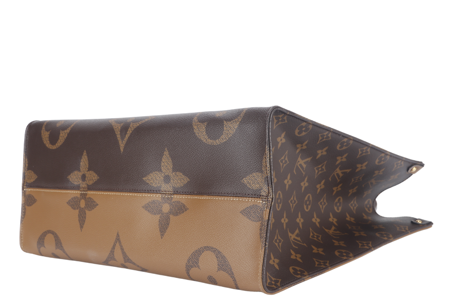LOUIS VUITTON ONTHEGO GM (M44576) MONOGRAM GIANT CANVAS GOLD HARDWARE WITH DUST COVER AND BOX