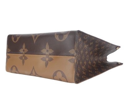 LOUIS VUITTON ONTHEGO GM (M44576) MONOGRAM GIANT CANVAS GOLD HARDWARE WITH DUST COVER AND BOX