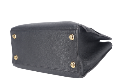 LOUIS VUITTON TAURILLON CITY STEAMER PM BLACK GOLD HARDWARE WITH STRAPS NO DUST COVER