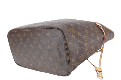 LOUIS VUITTON NEVERFULL M46975 MONOGRAM CANVAS GOLD HARDWARE NO DUST COVER
