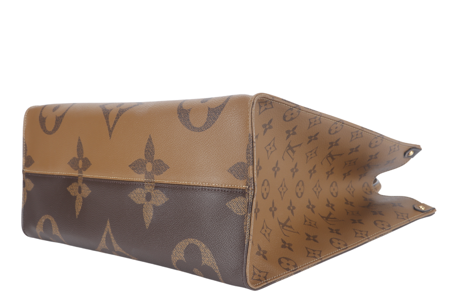 LOUIS VUITTON ONTHEGO GM (M44576) MONOGRAM GIANT CANVAS GOLD HARDWARE WITH DUST COVER AND BOX