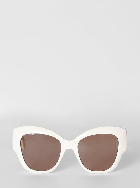 *New* Gucci Double GG Logo Cat's Eye Sunglasses