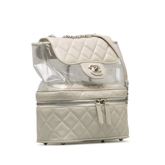 White Chanel Aquarium Backpack
