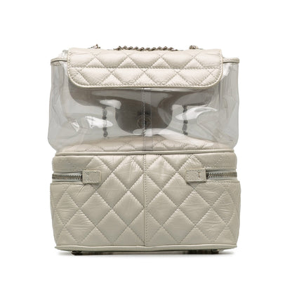 White Chanel Aquarium Backpack