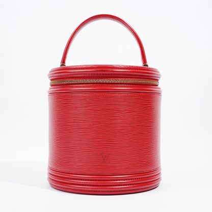 Louis Vuitton Cannes Vanity Red Epi Leather