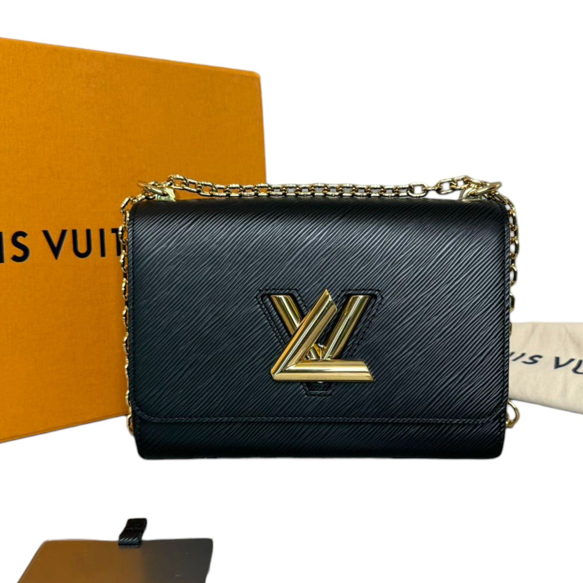 Louis-Vuitton Twist PM Shoulder Epi Leather Black GHW
