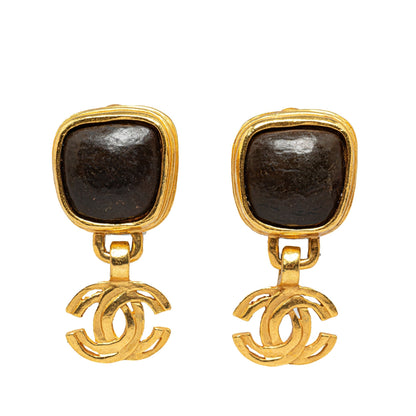 CHANEL CC Clip-on Earrings Costume Earrings