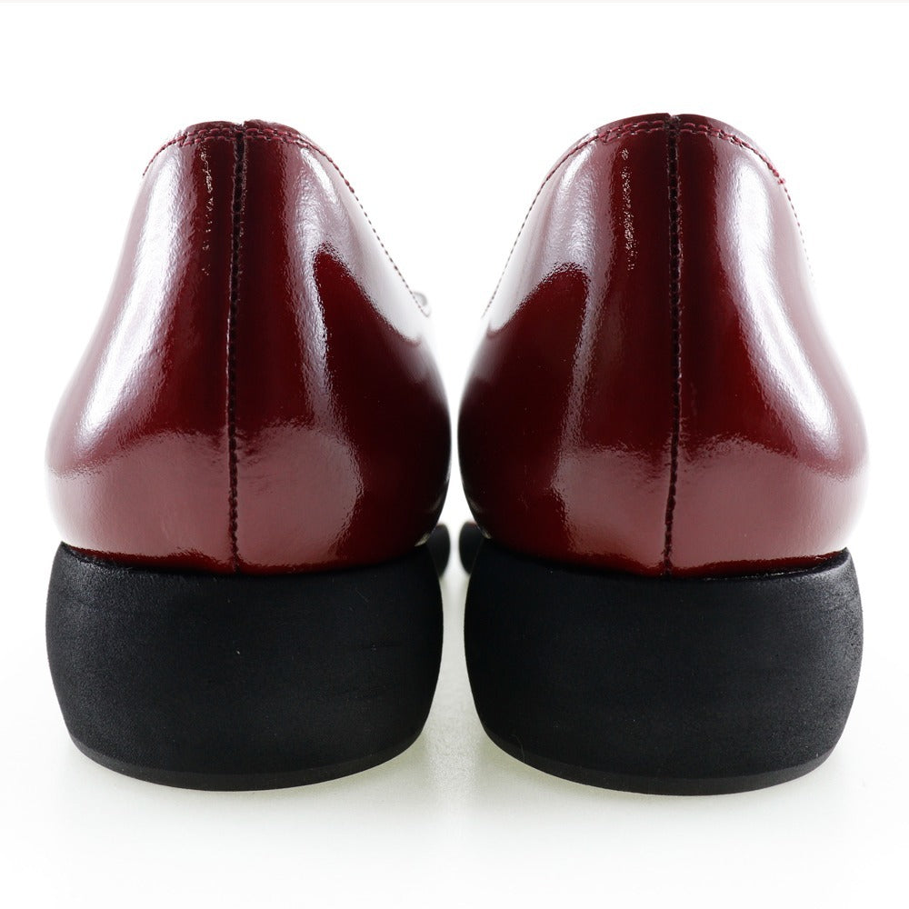 CHANEL Sandals A10780 Patent leather wine-red Tong Women 36 Used