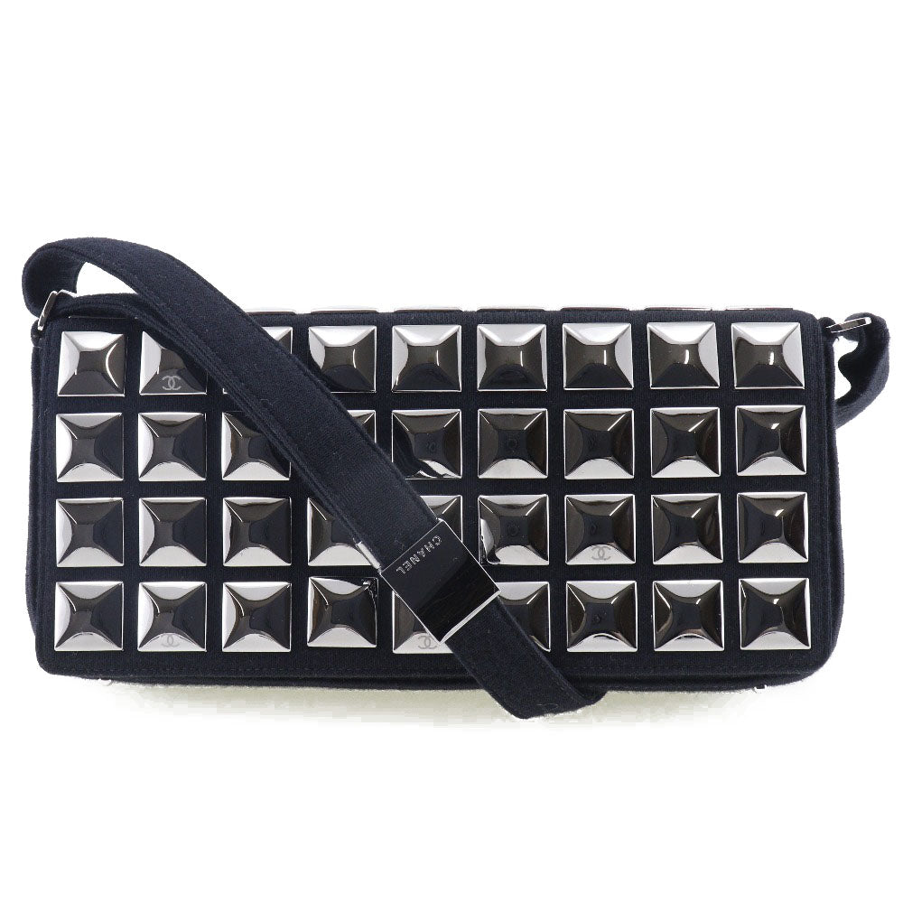 Chanel Choco Bar Ice Cube Cotton Shoulder Bag