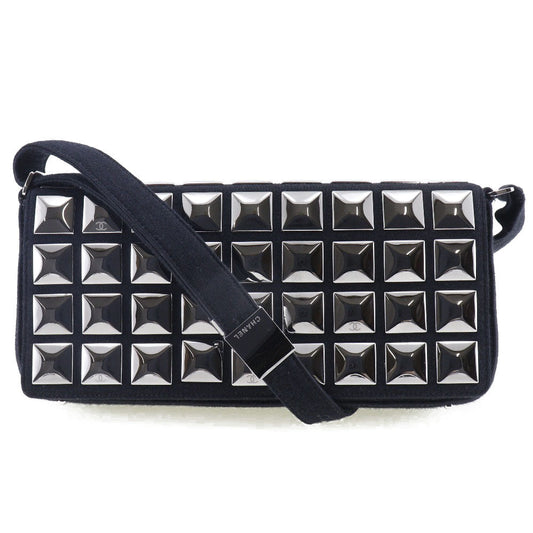 Chanel Choco Bar Ice Cube Cotton Shoulder Bag