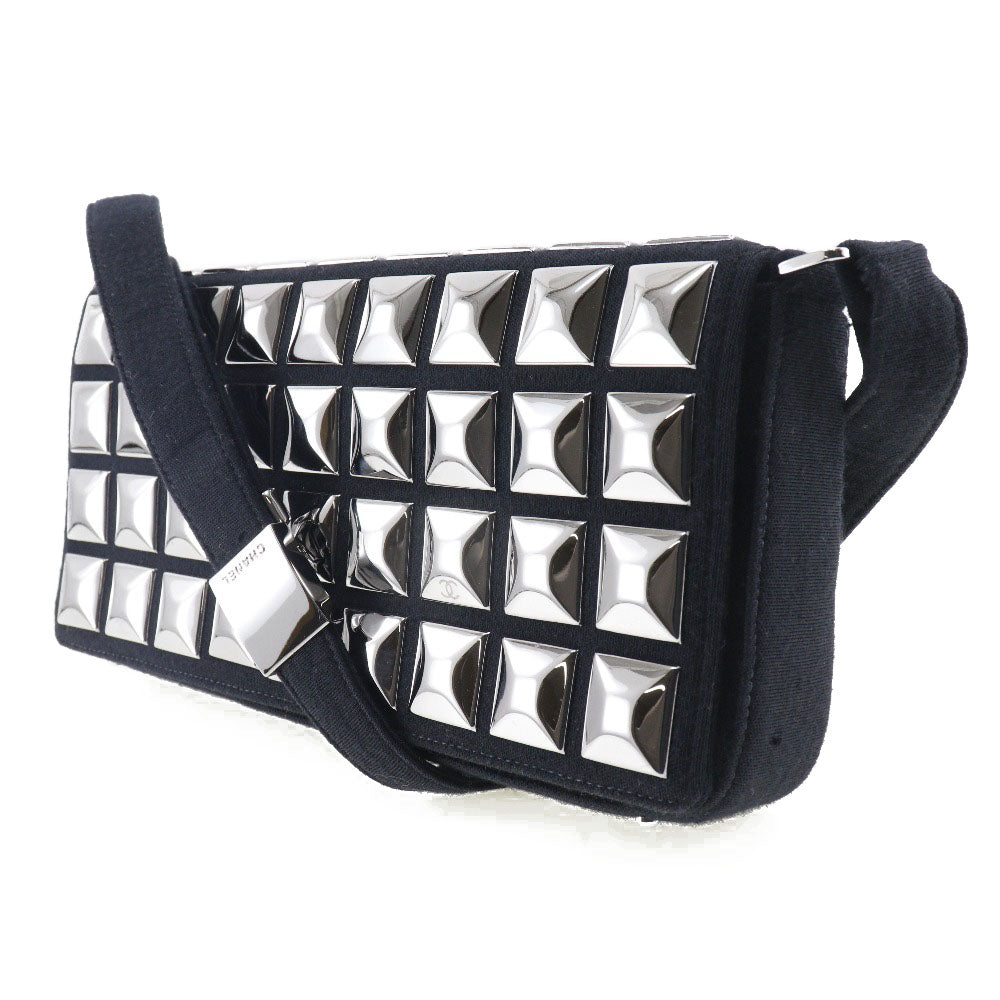 Chanel Choco Bar Ice Cube Cotton Shoulder Bag