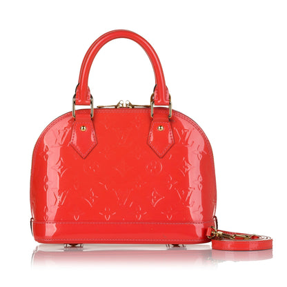 Louis Vuitton Alma BB Red Vernis