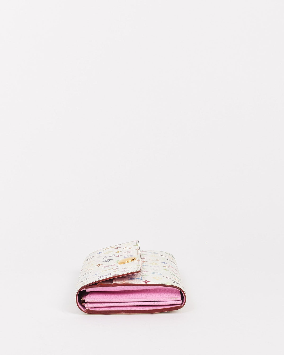Louis Vuitton White Multi Monogram Murakami Sarah Wallet