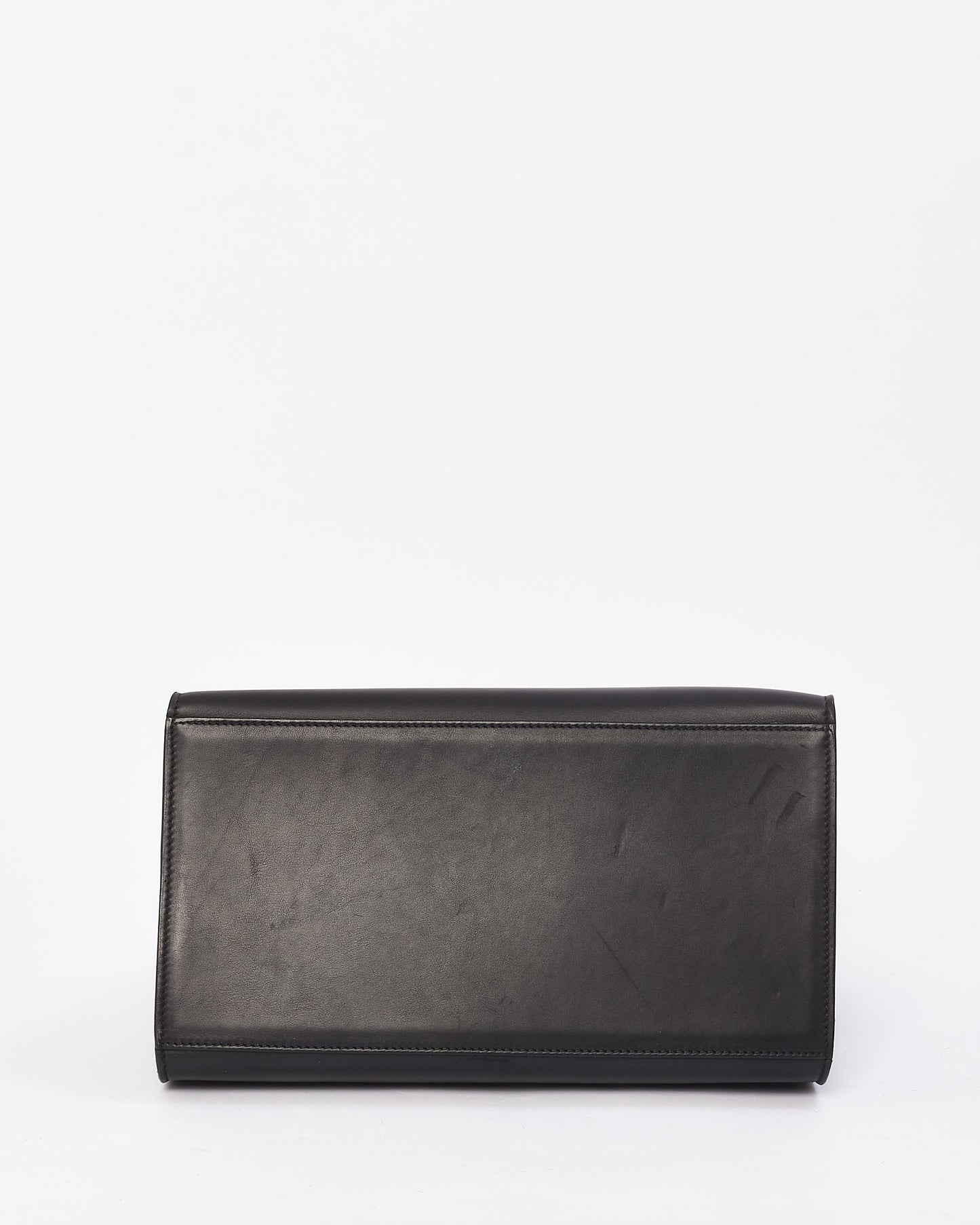 Celine Brown & Black Pony Hair & Leather Medium Trapeze Bag