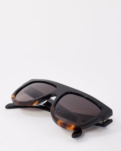 Celine Black & Tortoise Two Tone Flat Top CL4001IN Sunglasses
