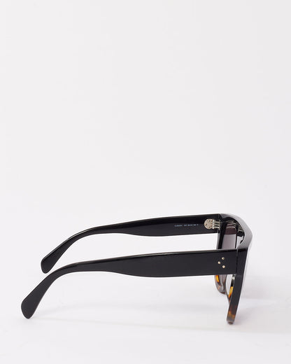 Celine Black & Tortoise Two Tone Flat Top CL4001IN Sunglasses
