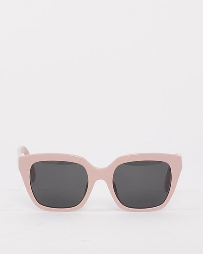 Celine Pink Acetate Logo Square Frame CL40198F Sunglasses