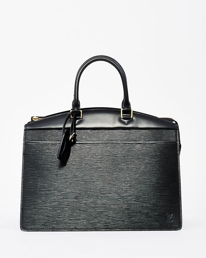 Louis Vuitton Black Epi Leather Riviera Tote Bag