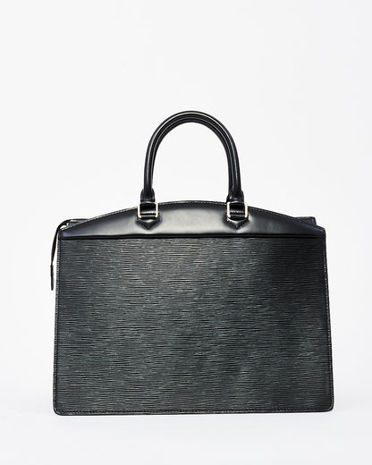 Louis Vuitton Black Epi Leather Riviera Tote Bag