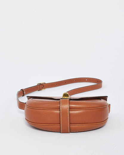Celine Tan Leather Small Besace 16 Shoulder Bag