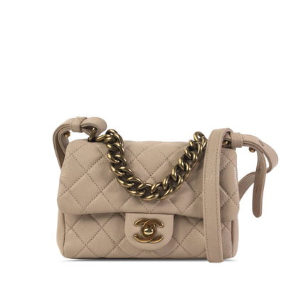 CHANEL Mini Paris Rome Calfskin Trapezio Bag
