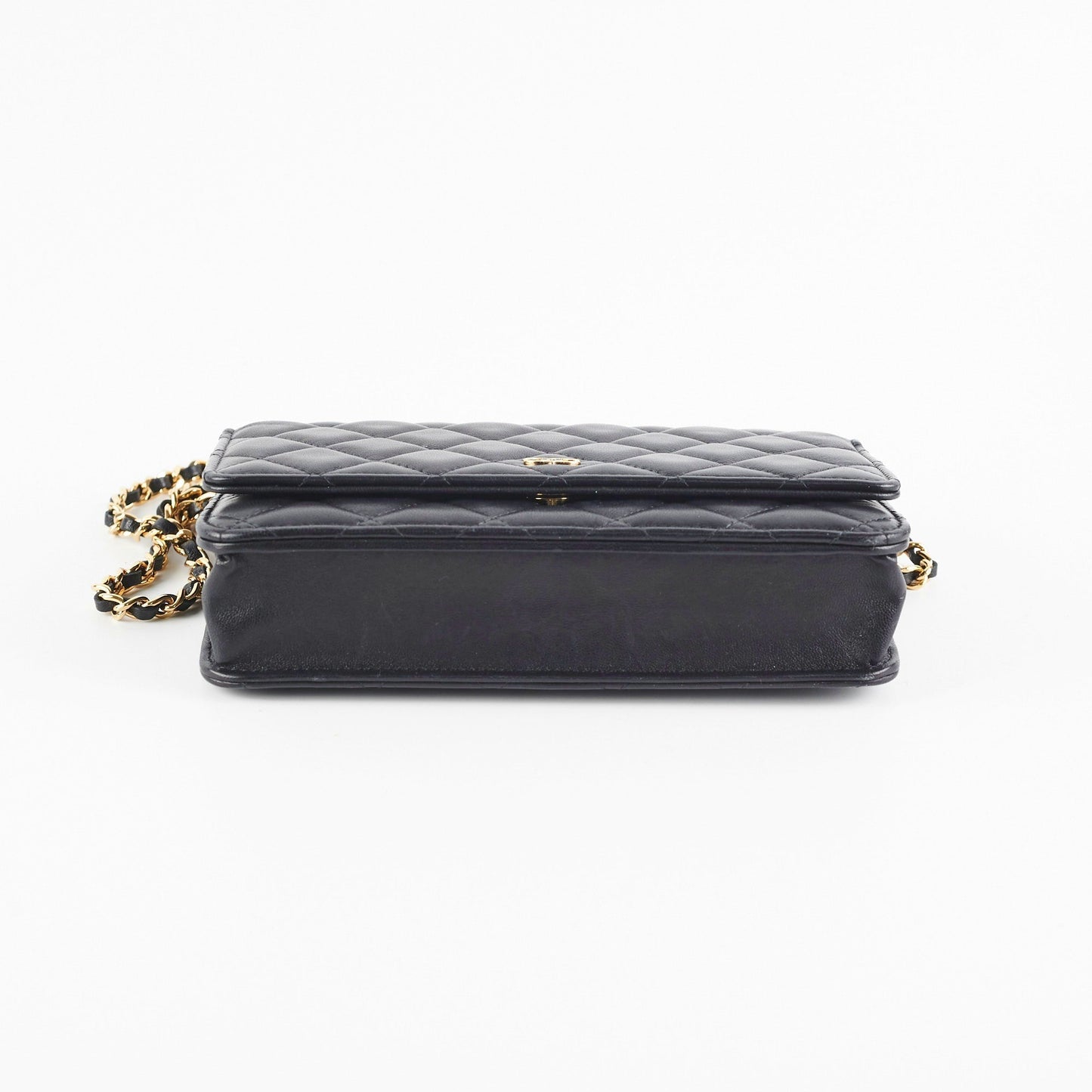 Chanel Wallet on Chain WOC Black Microchipped