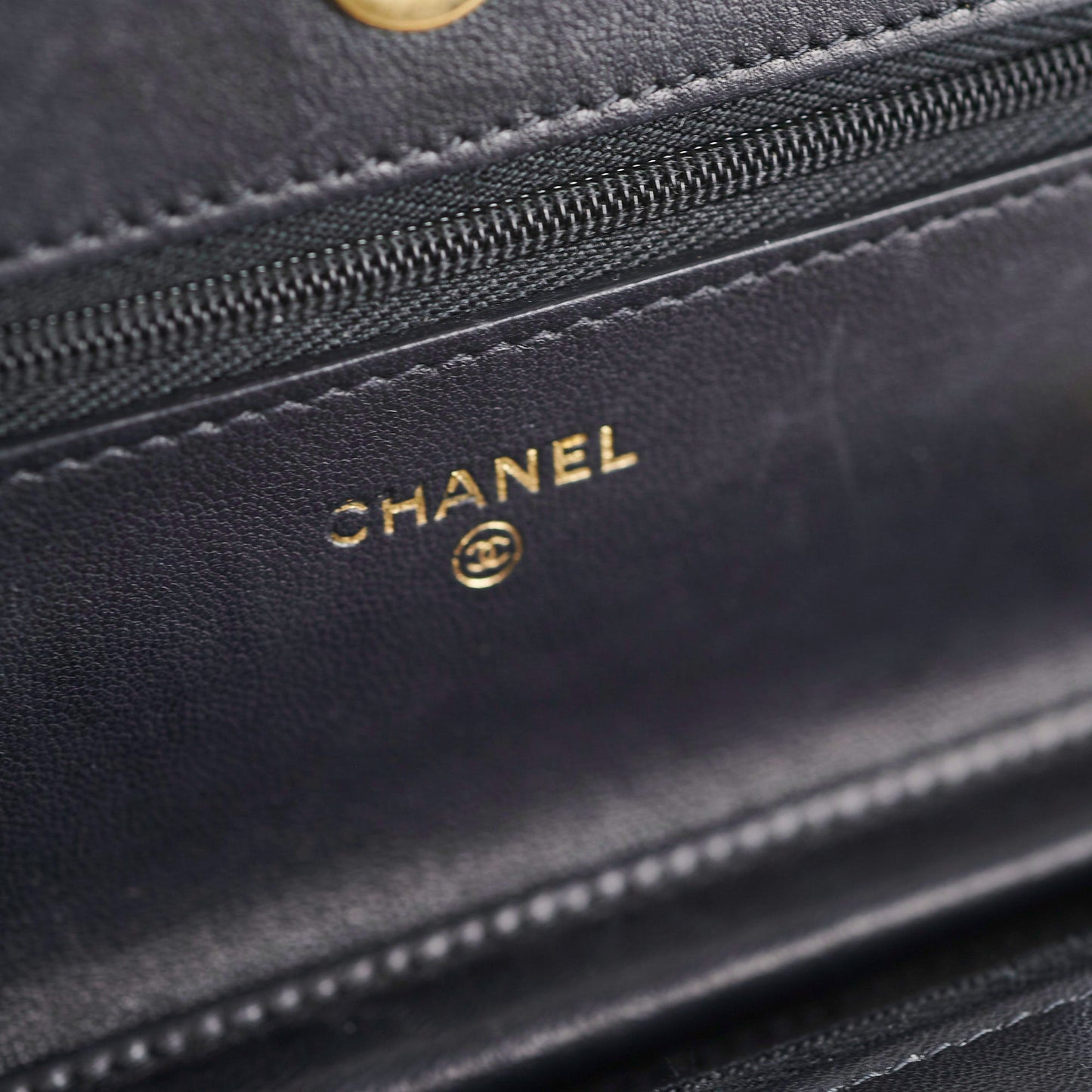 Chanel Wallet on Chain WOC Black Microchipped