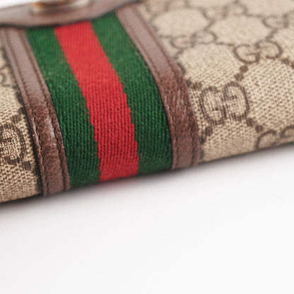 Gucci Ophidia Long Zip Wallet GG Supreme