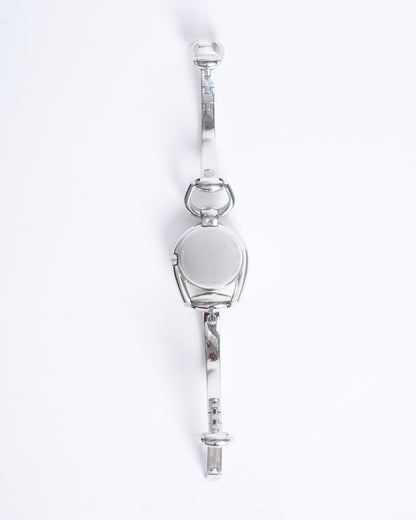 Gucci Mother Of Pearl Stainless Steel Horsebit Women's Watch