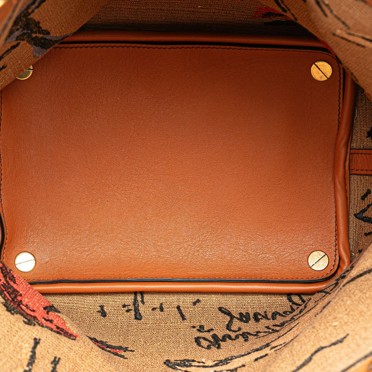 Canvas DiorAvenue Sauvage Bucket Bag