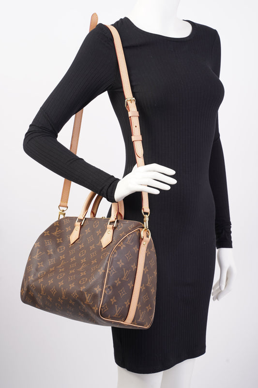 Louis Vuitton Speedy Bandouliere Monogram Coated Canvas 30