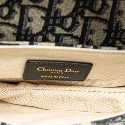 Mini Oblique Canvas Saddle Bag
