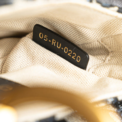 Mini Oblique Canvas Saddle Bag