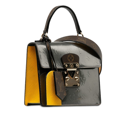 Silver Louis Vuitton Monogram Vernis Epi Spring Street Satchel