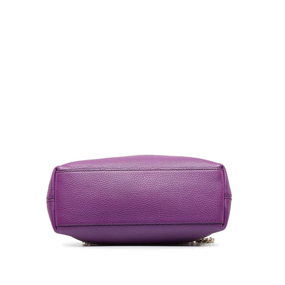 Purple Gucci Soho Chain Tote