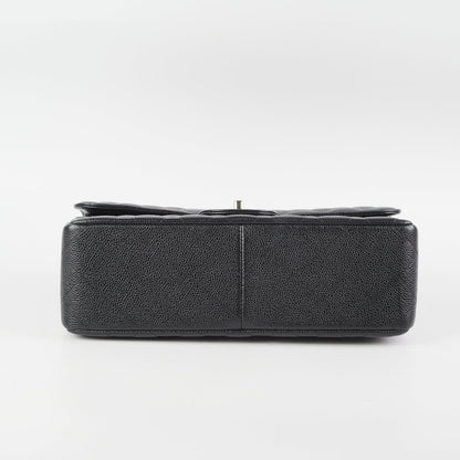 Chanel Classic Flap Jumbo Black Caviar SHW