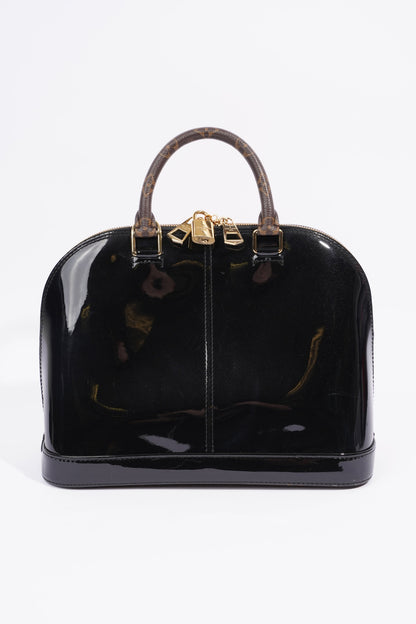 Louis Vuitton Alma Black Patent Leather PM