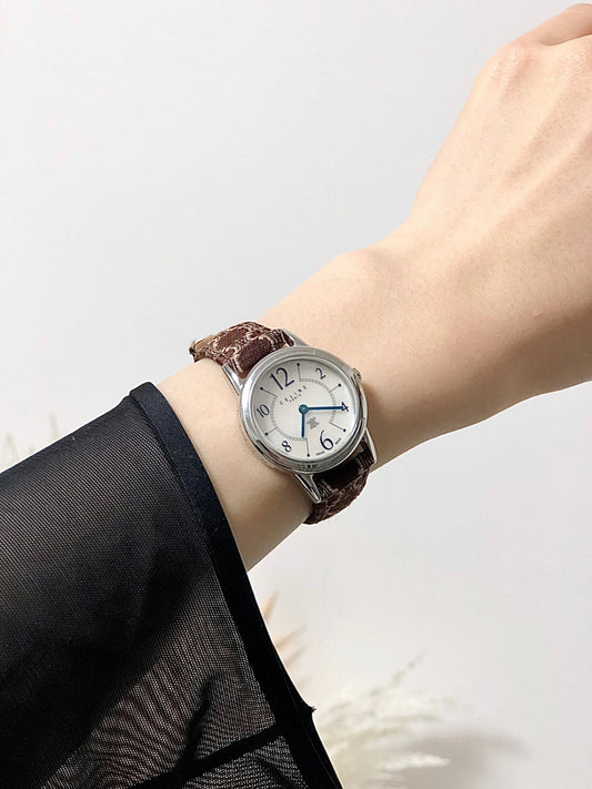 CELINE  Watch Brown Vintage 6hyr75