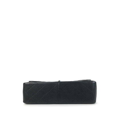 CHANEL Jumbo Classic Caviar Double Flap Shoulder Bag