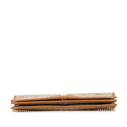 Honeycomb Coated Canvas Chain Crossbody