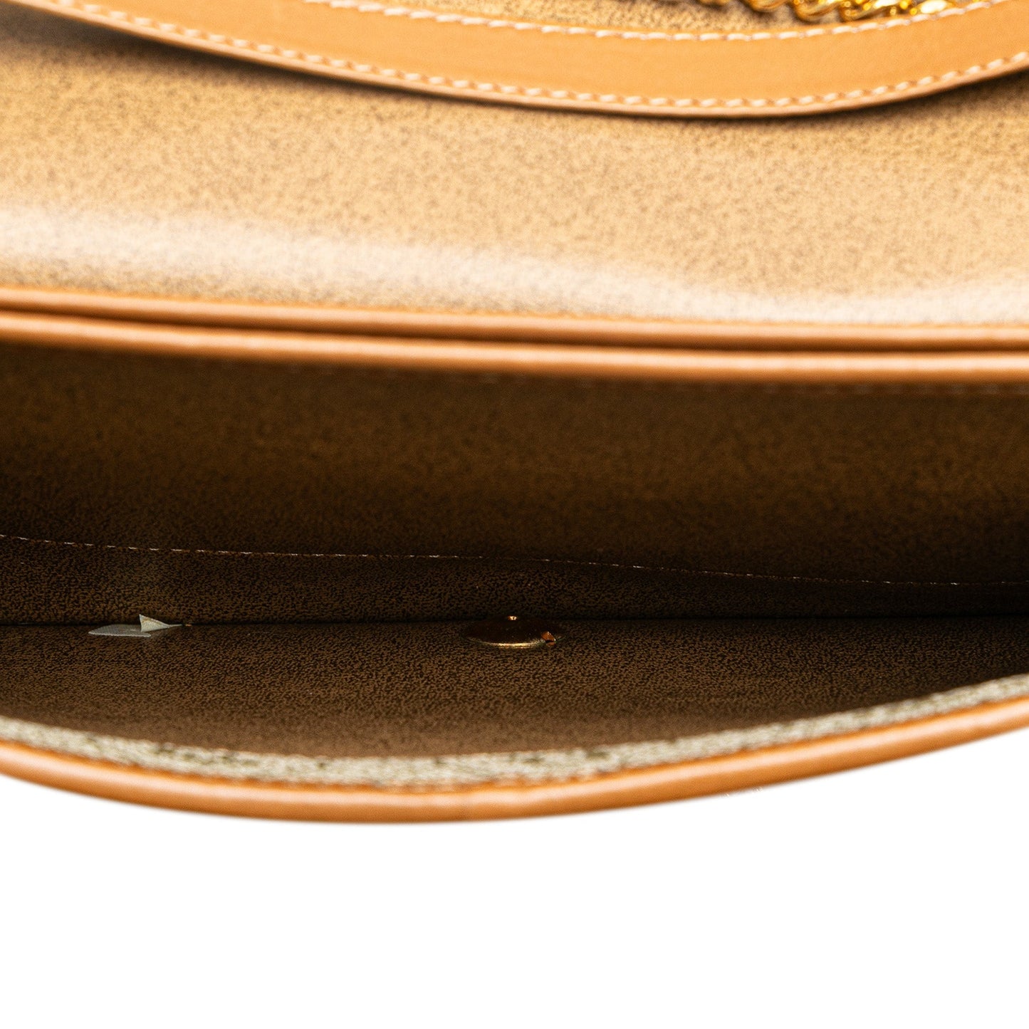 Honeycomb Coated Canvas Chain Crossbody